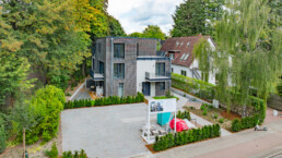 Drohnenaufnahme Neubau Gazellenkamp